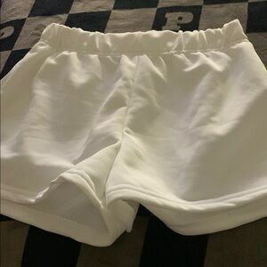 Women's White Shorts